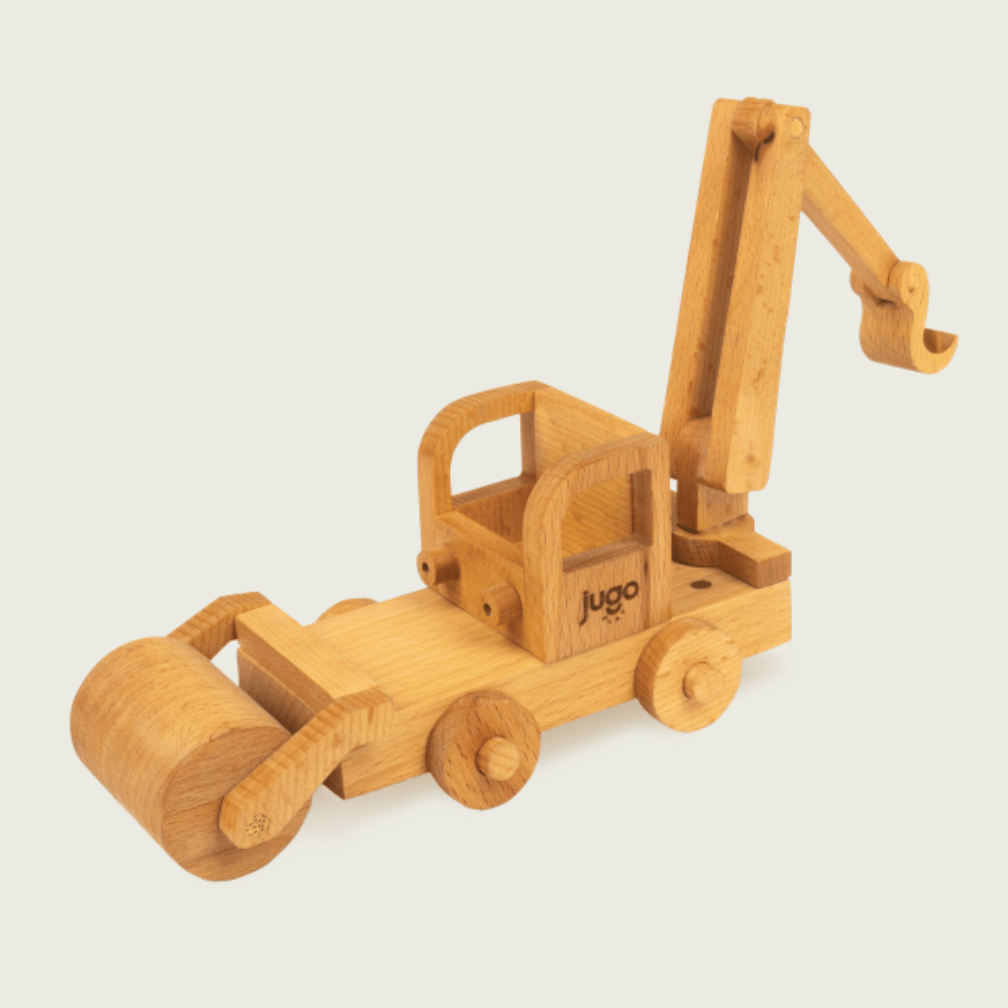 Build-It Construction Vehicles (Set of 5) | DIY Magnetic Wooden Vehicles (15+ Builds) image 1